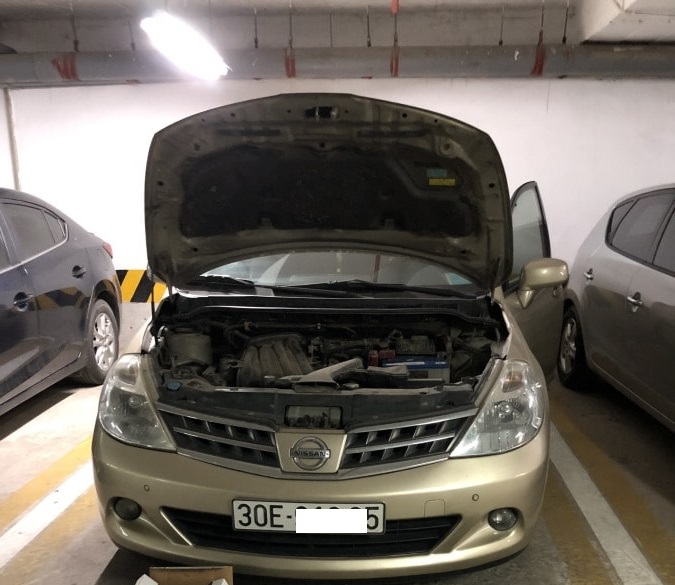 Thay ắc quy xe Nissan Tiida tận nơi tại Bắc Ninh