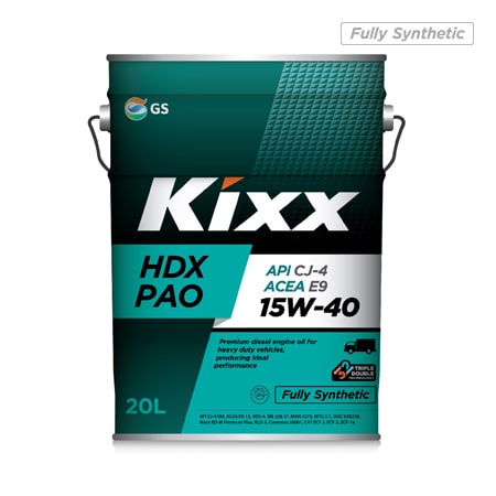 Dầu Kixx HDX PAO 15W-40 API CJ-4/SM