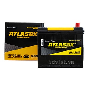 Ắc Quy Atlas 75D23L 12V  65Ah
