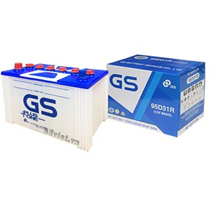Ắc Quy GS 95D31R 12V 80Ah