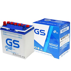 Ắc Quy GS NS40Z ( 36B20R ) 12V 35Ah