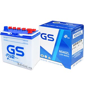 Ắc Quy GS NS40ZL ( 36B20L ) 12V 35Ah