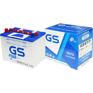 Ắc Quy GS NS70 65D26R 12V 65Ah
