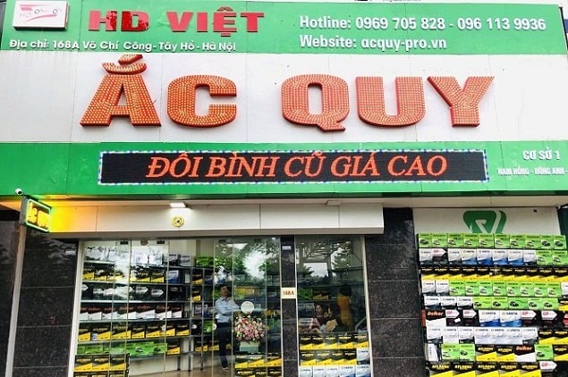 Đại lý ắc quy HD Việt tại Hà Nội
