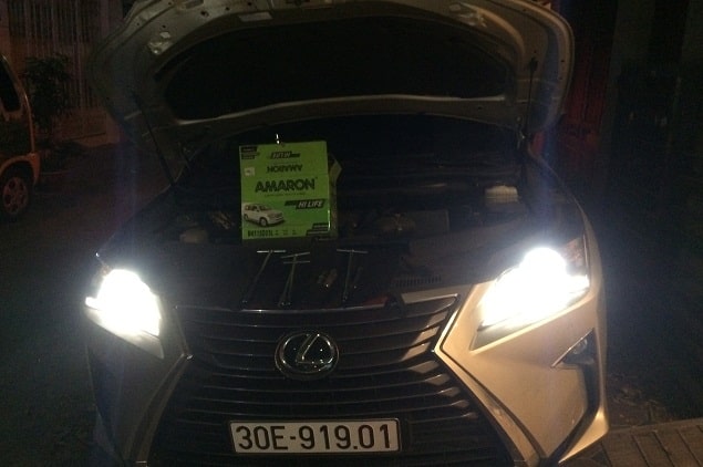 Thay ắc quy giá tốt cho xe Lexus RX330