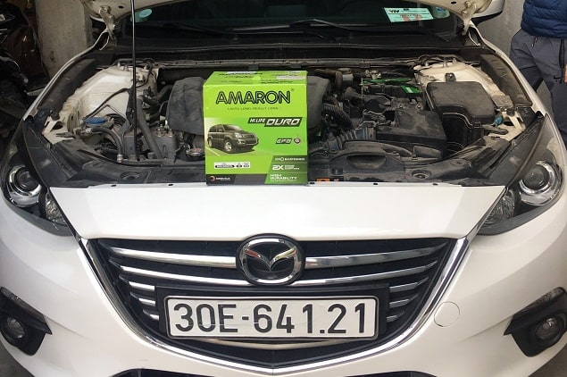 Thay ắc quy giá tốt cho xe ô tô Mazda 6