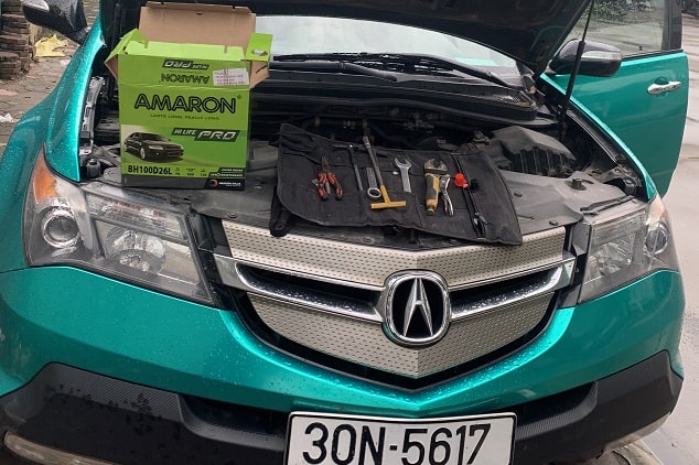 Thay ắc quy giá tốt cho xe Acura MDX
