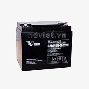 Ắc Quy Vision 6FM40-X 12V 40Ah