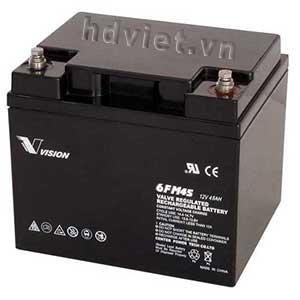 Ắc Quy Vision 6FM45-X 12V 45Ah