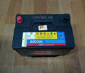 Ắc Quy CENE 80D26L 12V 75Ah