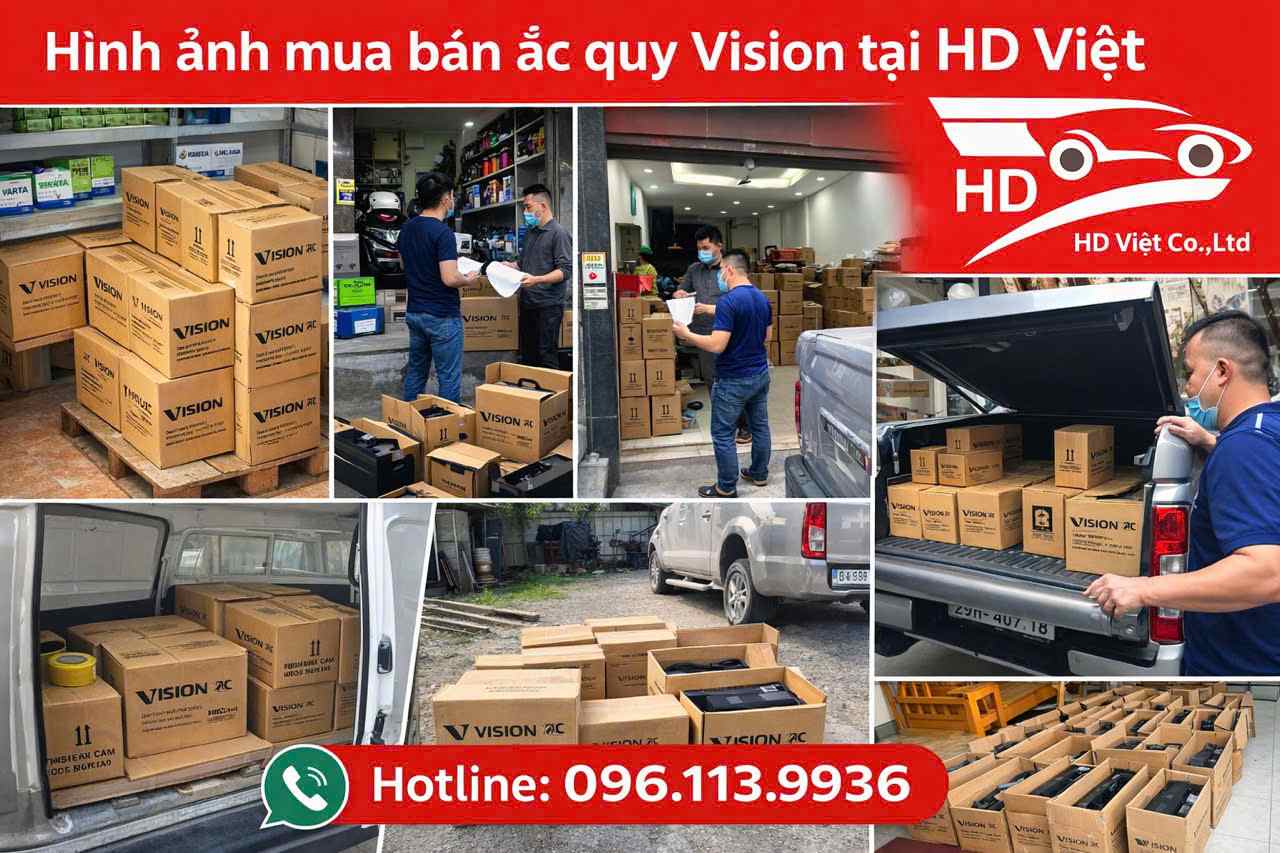 Mua bán ắc quy Vision tại tp Hồ Chí Minh của HD Việt