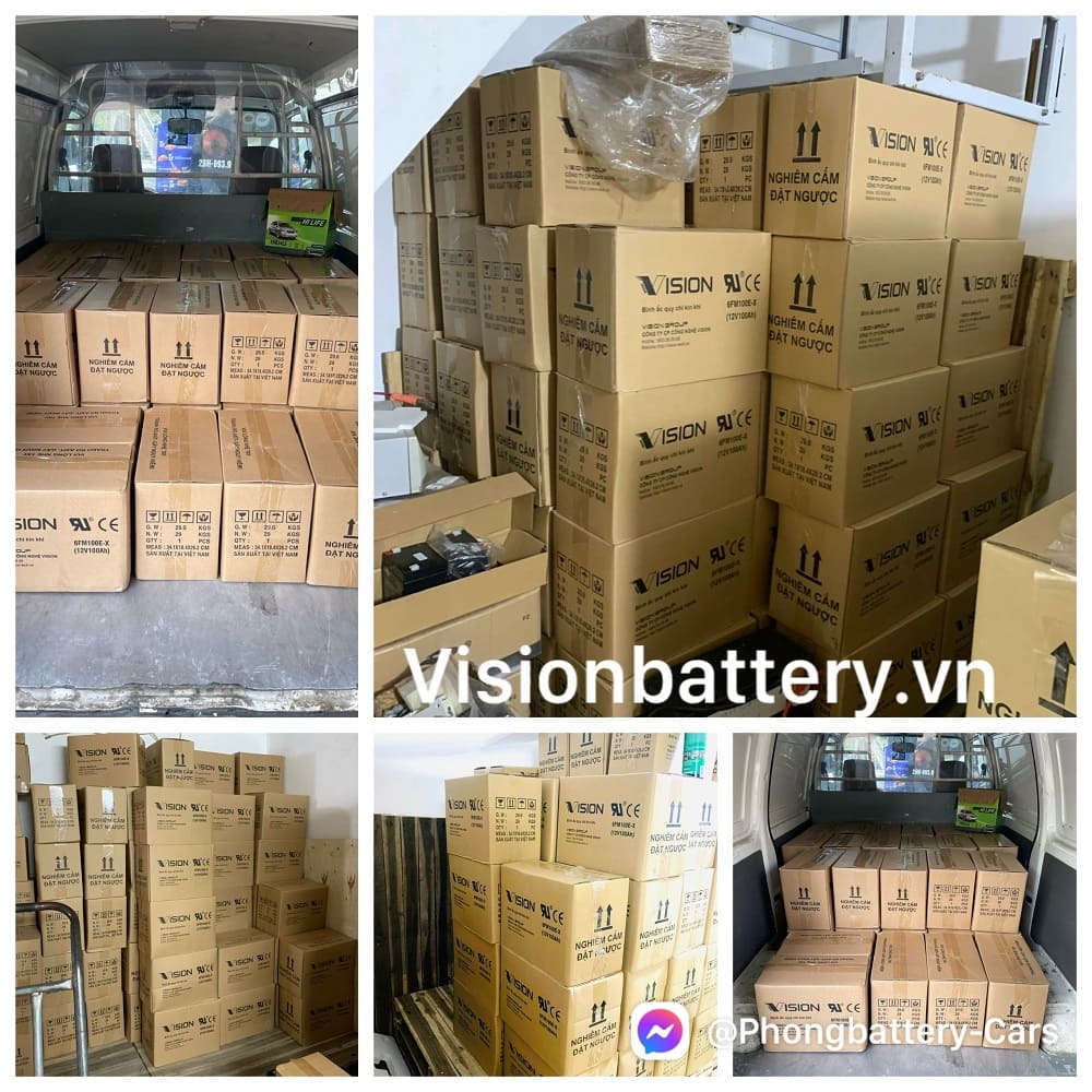 Kho ắc quy Vision tại HD Việt