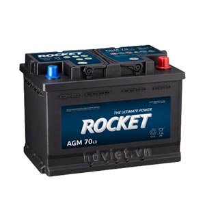 Ắc Quy Rocket AGM LN3 12V 70ah