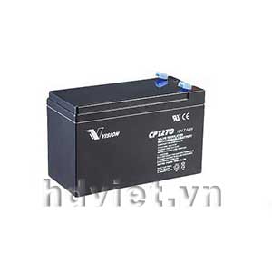 Ắc Quy Vision CP1270E-X 12v 7Ah
