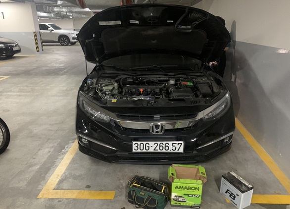 Thay ắc quy giá tốt cho xe Honda City tại nhà tại Hà Nội